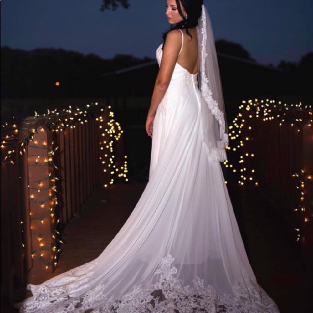 Off white wedding dress